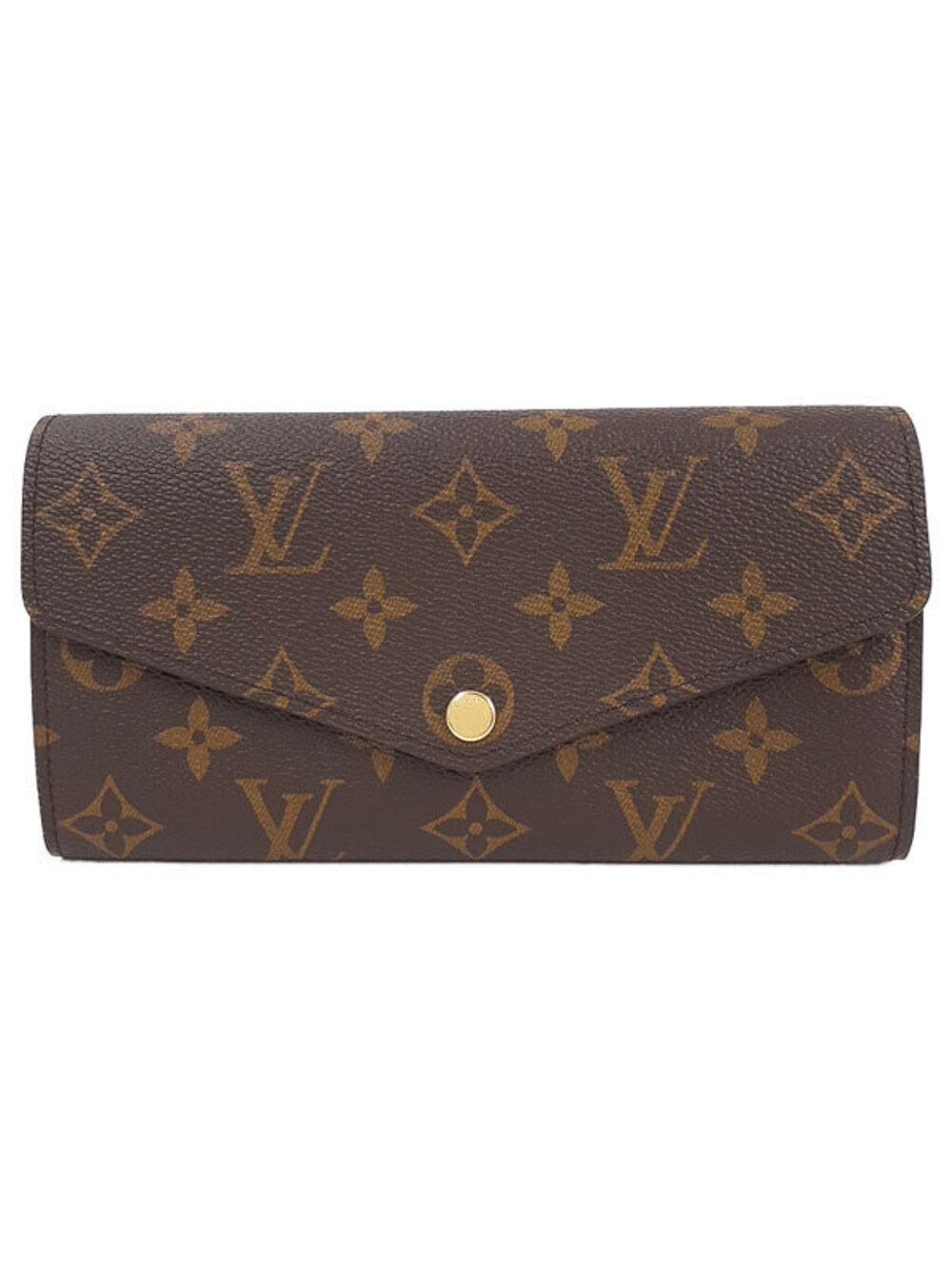 Louis Vuitton Monogram Portefeuille Sarah Bi fold Long Wallet